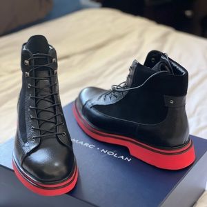 Marc Nolan Aiden black combat boots